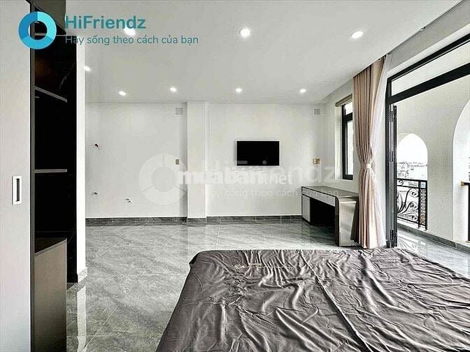 Căn Hộ 1PN Full Nội Thất Bancol DT 40m2 Giáp Bình Thạnh Ngay LOTTE