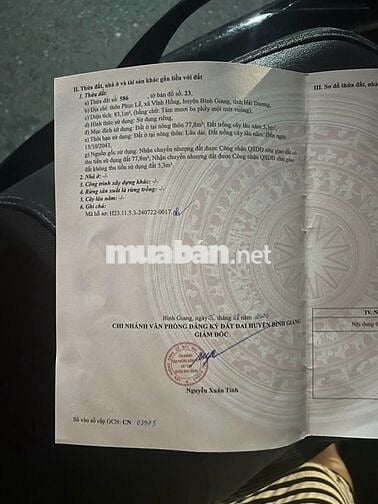 Bán mảnh đất ở nông thôn cực đẹp, pháp lý chuẩn, sang tên ngay