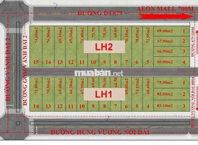 💥 ĐẤT NỀN LONG HÒA B – VỊ TRÍ VÀNG, GIÁ F0 CỰC TỐT 💥