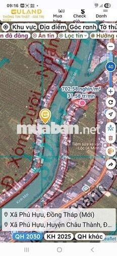 Đất nền 6x18 full thổ cách Cầu Phú Hựu 300m