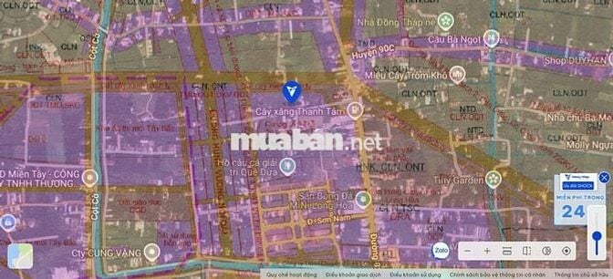 BÁN ĐẤT NỀN LONG HÒA A – GẦN AEON MALL CÁCH QUÃNG TRƯỜNG MỸ THO 1KM