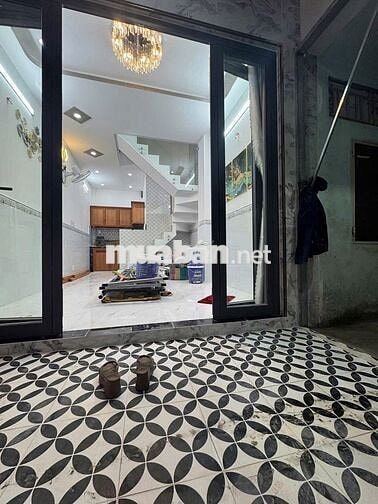 Nhà Bân Bình Tiên Mới đẹp trệt lững lầu 24.8m