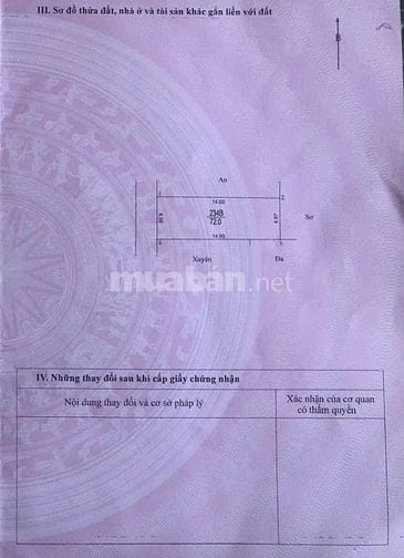 Chính chủ bán đất thổ cư hoa hậu tại Xã An Khánh, Hoài Đức, Hà Nội,