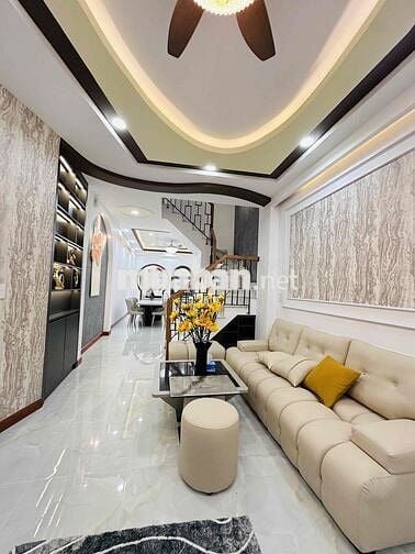 NHÀ 4 TẦNG BTCT - GẦN MẶT TIỀN NGÔ GIA TỰ - THIẾT KẾ HIỆN ĐẠI - NỘI TH