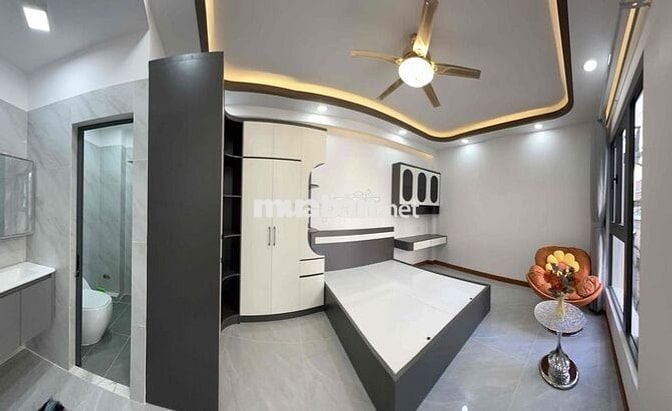 NHÀ 4 TẦNG BTCT - GẦN MẶT TIỀN NGÔ GIA TỰ - THIẾT KẾ HIỆN ĐẠI - NỘI TH