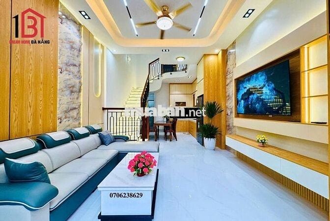 🔴🆘 Nhà quận Liên Chiểu 🆘 3 Tầng mới đẹp kiệt ô tô đường Tôn Đức Thắng