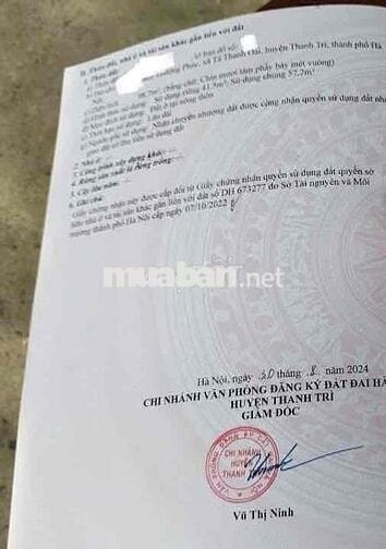 🌎Chủ gửi bán lô đất 42m2 cách 20m ra 🚘ô tô chỉ 3.25tỷ thượng phúc_Tả