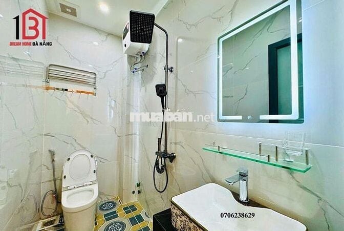 🔴🆘 Nhà quận Liên Chiểu 🆘 3 Tầng mới đẹp kiệt ô tô đường Tôn Đức Thắng