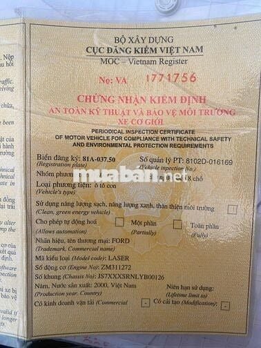 Ford Laser 2001 Deluxe 1.6 MT - 120000 km