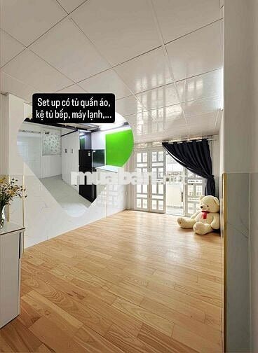 TRỐNG 1 PHÒNG NGỦ ĐỦ NỘI THẤT CÁCH HỌC VIỆN HÀNG KHÔNG 10 MÉT