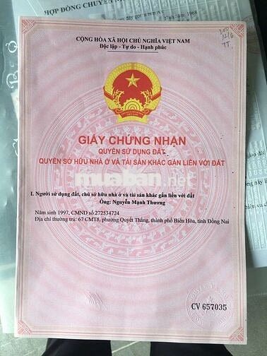 Nhà Hẻm Trung Tâm gần Quảng Trường Tỉnh Biên Hoà Nguyễn Ái Quốc