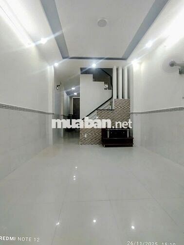 Nhà hẻm xe hơi + 114m2 + 3phong ngủ + 3WC + Hương Lộ 2 + Bình Tân