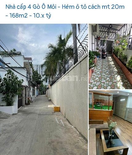 CHDV BTCT 150m2 - Ngang lớn 10m  - Có thể lên tầng - Hẻm thông