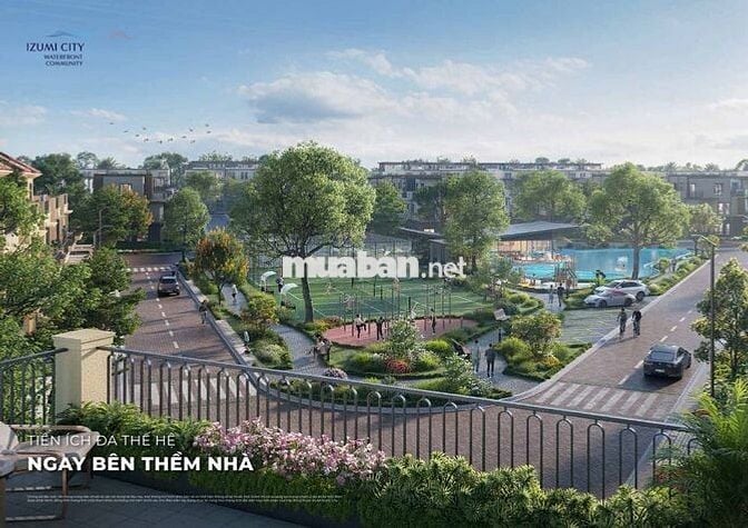 Hơn 7 tỷ… căn hộ TT hay nhà phố ven sông? Izumi Canaria – Có cả hai!