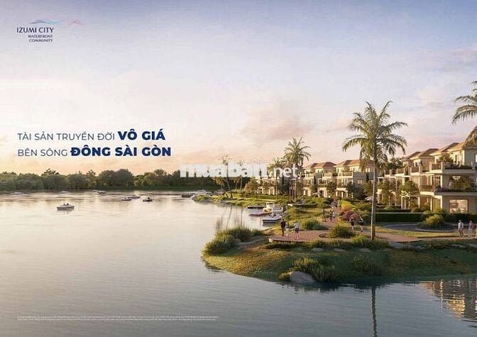 Hơn 7 tỷ… căn hộ TT hay nhà phố ven sông? Izumi Canaria – Có cả hai!