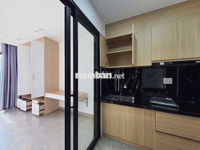 Căn hộ 1 phòng ngủ, mới xây, sạch sẽ, full nội thất cao cấp