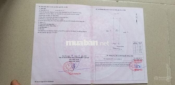 Bán đất mặt tiền đường Lê Huy Lưu 233m2