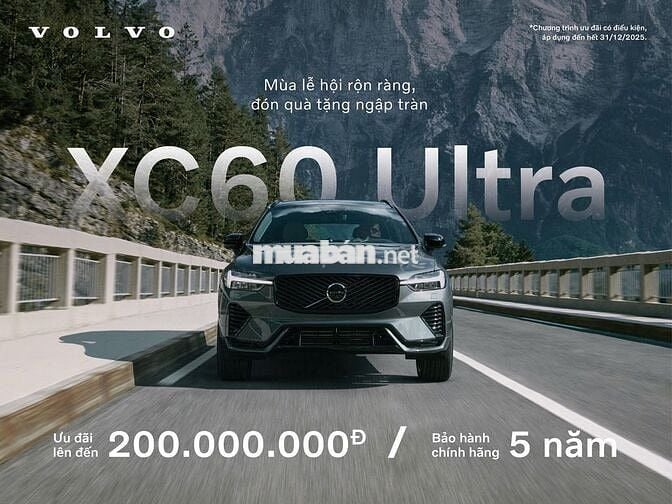 Volvo XC60 Ultra 2026 Forest Lake giảm 200 triệu