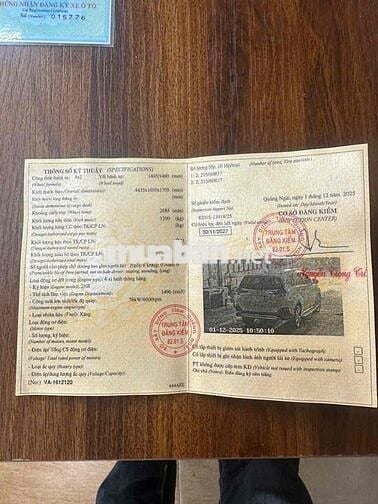 Toyota 7 chỗ số tự động có trả góp đỗi xe