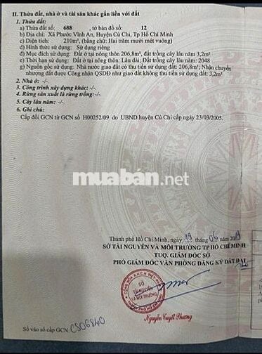 ĐẤT PHƯỚC VĨNH AN - ĐẦU TƯ VỊ TRÍ ĐẸP - SHR