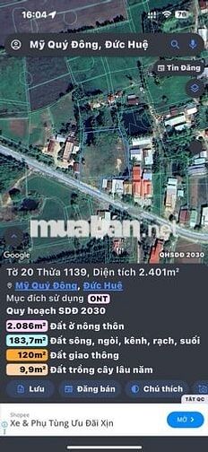 2252m2 full thổ cư - giá *** khu vực Đức Huệ