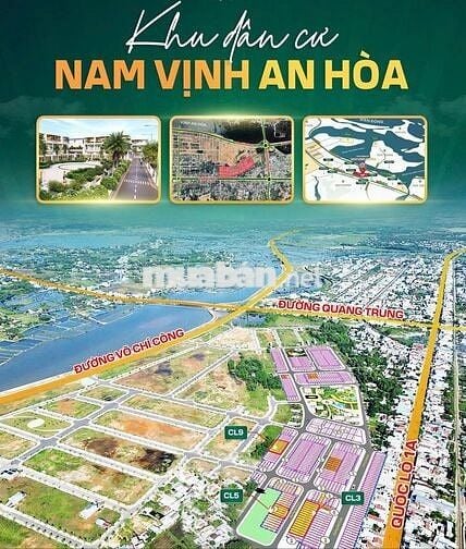 20 Lô Đất Đấu Giá Thi Hành Án Nam Vịnh An Hoà. Giá Rẻ chỉ từ 1,4 tỷ TL