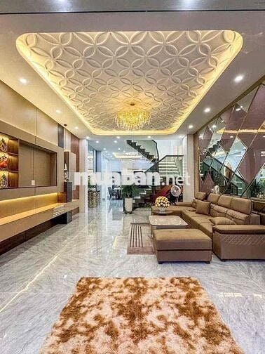 BÁN NHÀ TRỆT 2 LẦU MỚI XÂY KDC HỒNG LOAN TẶNG FULL NỘI THẤT CAO CẤP