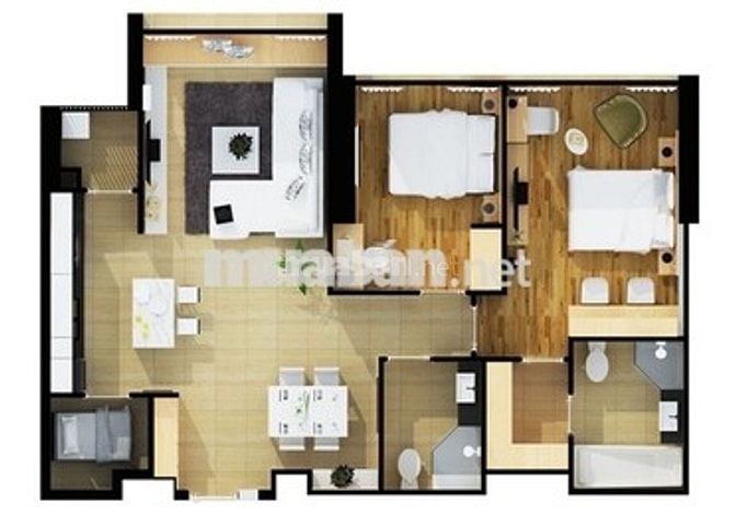 Cho thuê căn hộ Ascen Lakeside 70 Nguyễn Văn Linh