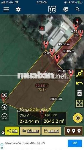 Đất ở liền đất đã lên vườn Núi Sập