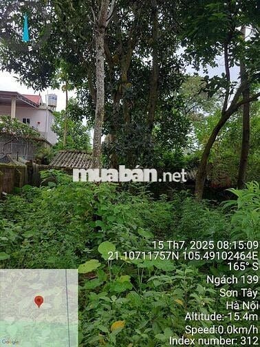 Bán gấp 238m2 lô đất trung tâm phường Trung Sơn Trầm, TX. Sơn Tây, Hà