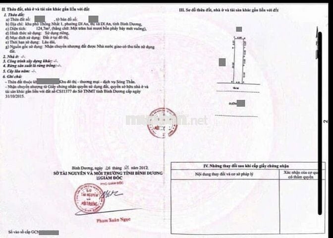 Đất khu WinCom 550 phường Dĩ An Tp Dĩ An