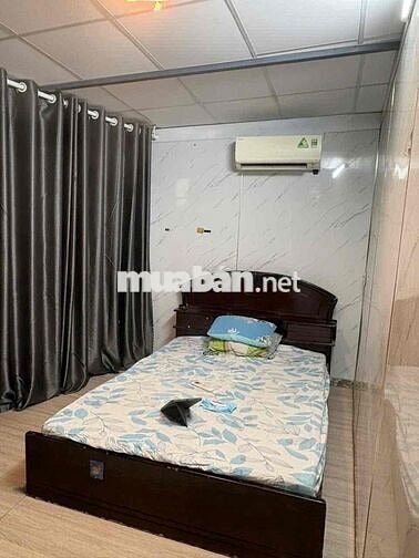 Nhà mặt tiền trệt lầu 3,5*14; có 2 máy lạnh tiện kinh doanh