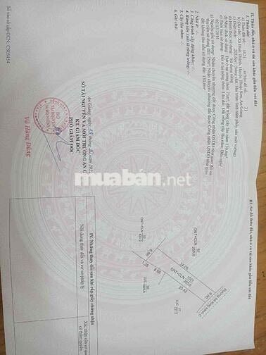 Đất thổ cư tại Kênh C, Núi Sập