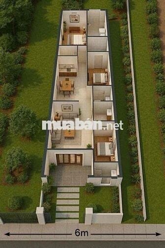 ĐẤT THỔ CƯ 271m2 đường bê tông trung tâm Óc Eo