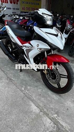 Exciter 150 trắng đỏ 2017 ( hỗ trợ góp )