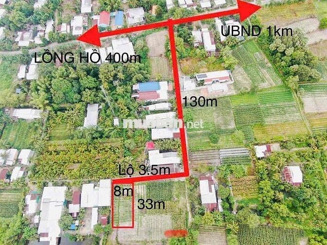 ĐẤT THỔ CƯ 271m2 đường bê tông trung tâm Óc Eo