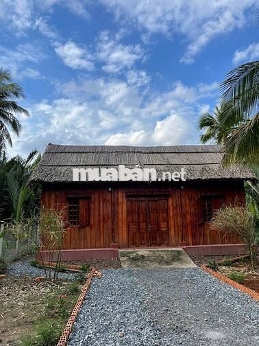 🌿 Bán nhà vườn mini giáp sông 617m2, ô tô tới nơi, 890 triệu