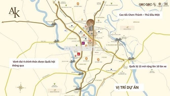 🔥 A&K Tower Thuận An mở bán – chỉ 37 triệu/m² – đẹp, view thoáng! 🔥