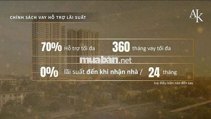 🔥 A&K Tower Thuận An mở bán – chỉ 37 triệu/m² – đẹp, view thoáng! 🔥