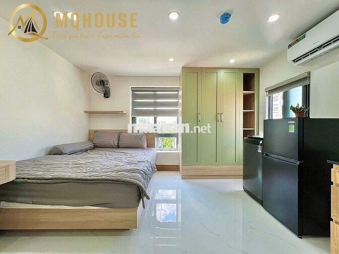 Cho thuê căn hộ dịch vụ full nội thất máy giặt riêng Nguyễn Trãi Q5