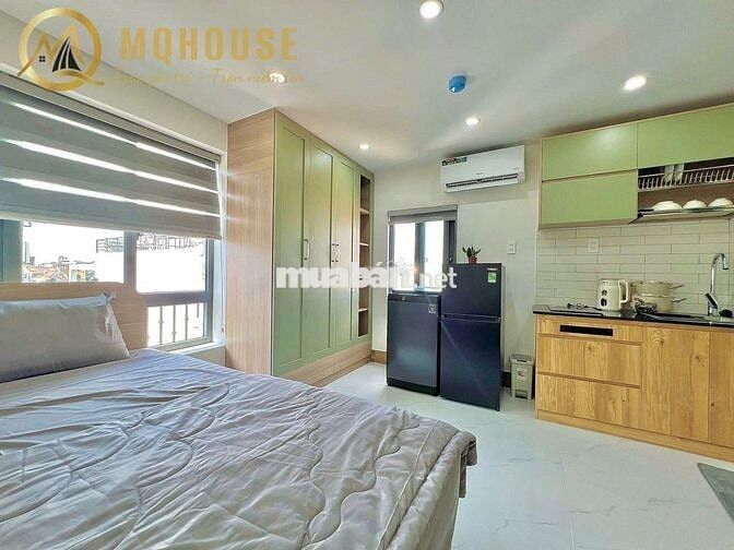 Cho thuê căn hộ dịch vụ full nội thất máy giặt riêng Nguyễn Trãi Q5