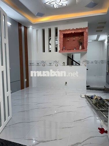 Nhà TÂN HÒA ĐÔNG [5X10, 3 lầu, 4pn, 3toilet] 14tr/tháng