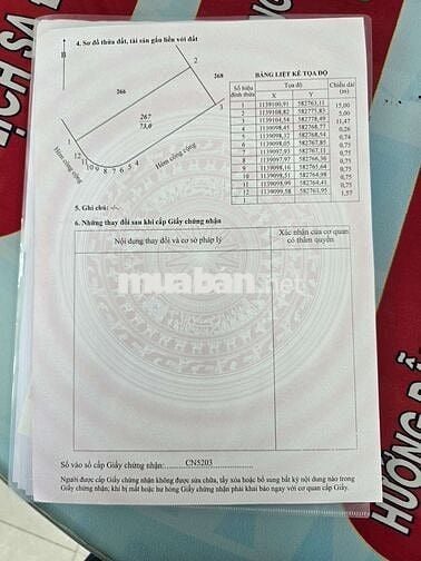 Nền góc KDC Hai Lúa 1, cách Nguyễn Tất Thành 100m.