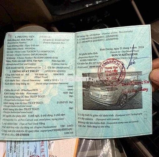 Hyundai Tucson 2019 1.6 AT Turbo - 88000 km