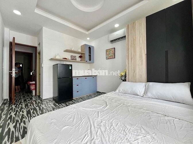 Căn hộ bancol-Siêu thoáng-30m2-Ánh sáng tự nhiên-Nguyễn Trãi Q1