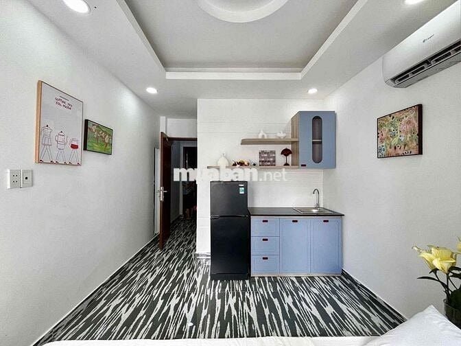 Căn hộ bancol-Siêu thoáng-30m2-Ánh sáng tự nhiên-Nguyễn Trãi Q1