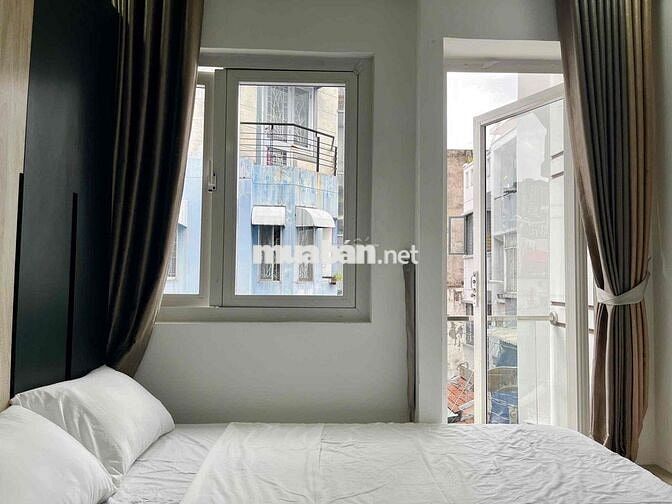 Căn hộ bancol-Siêu thoáng-30m2-Ánh sáng tự nhiên-Nguyễn Trãi Q1