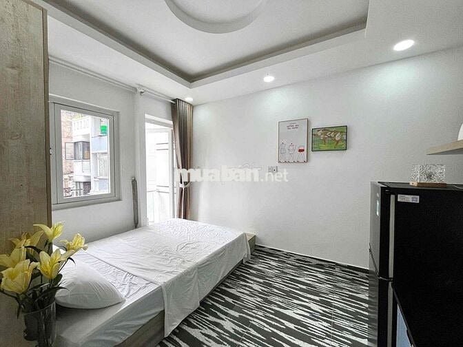 Căn hộ bancol-Siêu thoáng-30m2-Ánh sáng tự nhiên-Nguyễn Trãi Q1