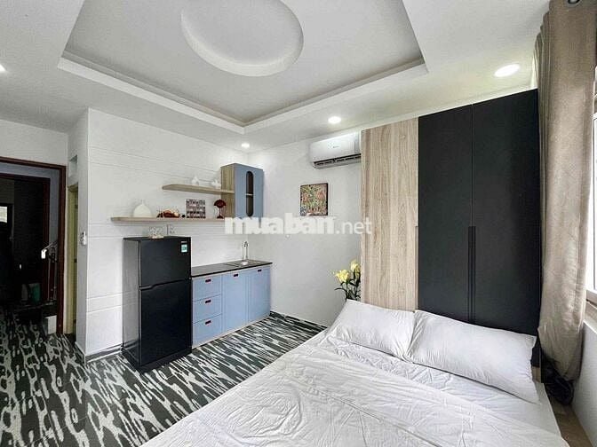 Căn hộ bancol-Siêu thoáng-30m2-Ánh sáng tự nhiên-Nguyễn Trãi Q1