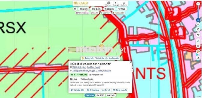 Bán đất rừng sản suất 7ha tại huyện U Minh chính chủ giá tốt